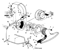Cub Cadet 685 (245-685-100) - Cub Cadet Walk-Behind Blower (1995)