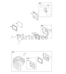 Briggs & Stratton 20H137-0136-B1 - Briggs & Stratton Horizontal Engine