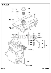 Subaru Robin EH172D23610 (EH17-2) - Subaru Robin Engine 604 Fuel &amp; Lubricant