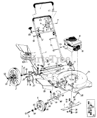White Outdoor 113-508A190 - White Outdoor 22" Walk-Behind Mower (1993)