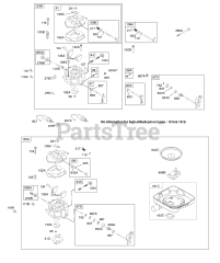 Briggs & Stratton 303447-1237-E1 - Briggs & Stratton Horizontal Engine Carburetor