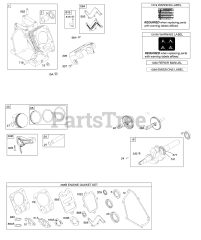 Briggs & Stratton 15T205-0165-F8 - Briggs & Stratton Horizontal Engine