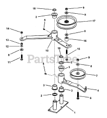 Snapper SPA 520 (7084407) - Snapper 52" Pro Mower Deck Assembly
