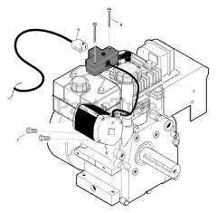Scotts 624808x31E - Scotts 24" Snow Thrower (2003) Electric Start Assembly