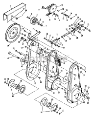 Homelite 990986 - Homelite Tiller Attachment Transmission Group (3845I01)