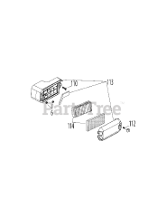 MTD 5P70M0B - MTD Engine 5P70M0B Air Cleaner