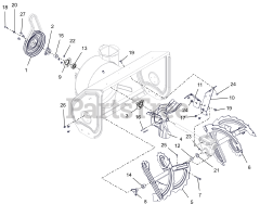 Ariens 921051 - Ariens Platinum 30" SHO Snow Blower, Ariens AX 414cc engine (SN: 180000 & Above) Auger and Impeller - 30