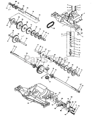 Poulan Pro PP 1238 - Poulan Pro Lawn Tractor TRANSAXLE FOOTE - MODEL NUMBER 4360-7