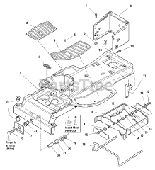 Simplicity 2690325 - Simplicity Regent Lawn Tractor, 18hp Frame Group