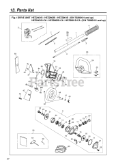 RedMax HEZ 3001 S - RedMax Edger (SN: 70200101 & Above) (2007-04)