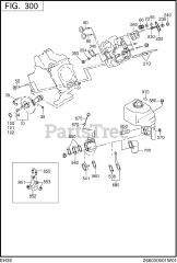Subaru Robin EH360D21020 (EH36) - Subaru Robin Engine 300 Intake &amp; Exhaust