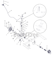 Ariens 926074 - Ariens 36" Power Brush, Kohler (SN: 000101 & Above)