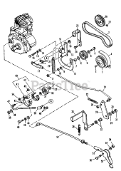 Simplicity 7016 H (1690006) - Simplicity Garden Tractor, 16hp