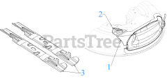 Cub Cadet 19A30047 (19A30047100) - Cub Cadet 46" Xtreme S Mulch Kit (2021) General Assembly