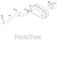 Briggs & Stratton 305447-0150-B5 - Briggs & Stratton Horizontal Engine