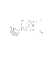 Briggs & Stratton 122S02-0008-H1 - Briggs & Stratton Vertical Engine Exhaust System