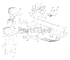 Yard Machines 14AS825H000 - Yard Machines Garden Tractor (1999)