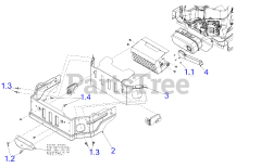 MTD 19A70046000 - MTD Z-Force L Bagger Mounting Kit (2015)