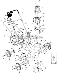 MTD 18312S - MTD Walk-Behind Mower, Electric (1985)