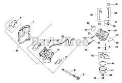 Kohler CV14-1404 - Kohler Command PRO Engine, Basic Version, 14hp Fuel System (Cont.) 8-27-260 (TP-2351)