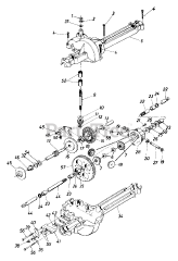 Ranch King 133B560B205 - Ranch King Lawn Tractor (1993) Transaxle Assembly