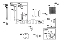 Briggs & Stratton 44C877-0009-B5 - Briggs & Stratton Vertical Engine Lubrication Group