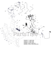 Ariens 951001 (Mammoth 850) - Ariens Stand-On Snow Removal Tractor, Kawasaki FX (SN: 000101 - 003999)