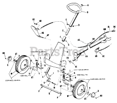 Simplicity 400 (990234) - Simplicity Wonderboy Rear-Engine Riding Mower