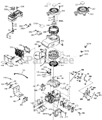 Tecumseh TVM195-150211E - Tecumseh Engine Engine Parts List #1