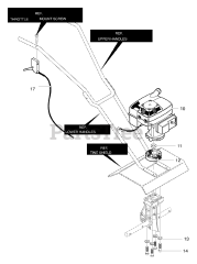 Murray 11052x30B - Murray Cultivator (2000) Engine Mount
