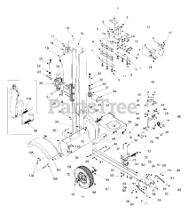 Craftsman 247.794510 (24AA561C099) - Craftsman Log Splitter (1998) (Sears)