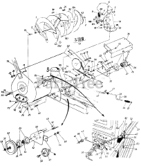 White Outdoor 190-930-190 - White Outdoor 40" Snow Thrower Attachment (1989)
