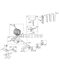 Briggs & Stratton 256427-1072-E1 - Briggs & Stratton Horizontal Engine