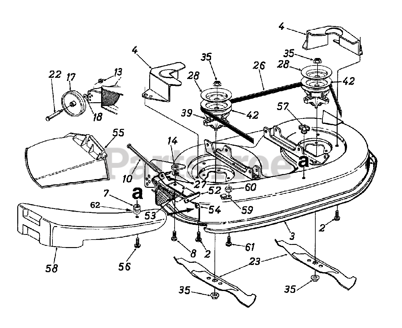 Yard Machines 13AM675G062 Yard Machines Lawn Tractor (2000) (Lowes