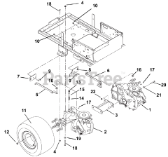 Gravely 915098 (ZT 1840) - Gravely 40" Zero-Turn Mower, 18hp Kohler (SN: 000101 & Above)