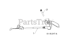 Husqvarna ST 276 EPT (961910051-00) - Husqvarna 30" Snow Blower (2011-08) HANDLE 3