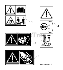 Poulan Pro PR 240 (961920067-02) - Poulan Pro Snow Thrower (2015-06) DECALS