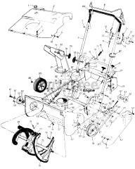 MTD 31193-7 - MTD Snow Thrower (1987)
