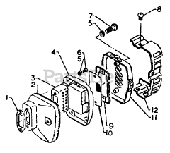 Echo CS-702 EVL - Echo Chainsaw Spark Arrester Muffler (Optional)