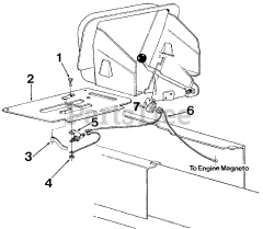 Lawnflite 145-822-132 - Lawnflite Garden Tractor (1985) (Allied Hardware) Safety Reverse Switch