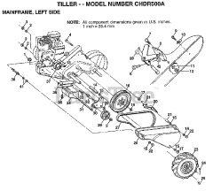 Poulan CHD R500 A - Poulan Rear-Tine Tiller (1997)