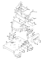 Gravely 988055 - Gravely Pro Walk-Behind Mower Power Unit, 18hp Kohler (SN: 000101 & Above)
