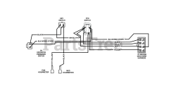 Scag SW36A-14FS - Scag 36" Walk-Behind Mower, 14hp Kawasaki (SN: N4200001 - N4299999) (Rev 01) HANDLE WIRE HARNESS Part No. 486118