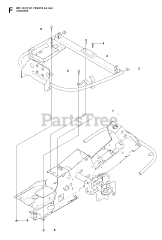 Jonsered FR 2216 A2 4X4 (965190701) - Jonsered Rear-Engine Riding Mower (2008-01) CHASSIS / FRAME
