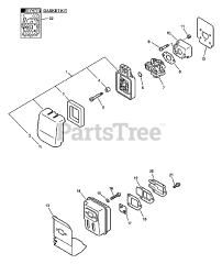 Echo ED-200 - Echo Engine Drill (SN: 07001001 - 07999999) Intake, Exhaust