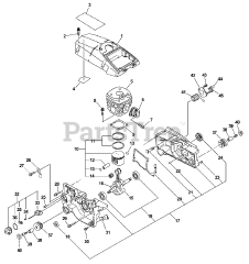 Echo QV-670 - Echo QuikVent Chainsaw (SN: 03001001 - 03999999)