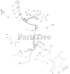 Toro 72523 - Toro 60" GrandStand Multi-Force Stand-On Mower (SN: 411600000 - 999999999) Wire Harness Assembly