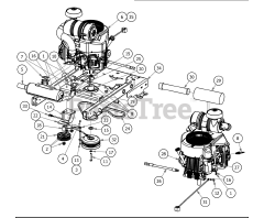 Bad Boy Revolt - Bad Boy Stand-On Mower (2020) ENGINE - KAWASAKI FX-730