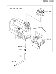 Kawasaki FJ180V-AM28 - Kawasaki Engine FUEL-TANK/FUEL-VALVE
