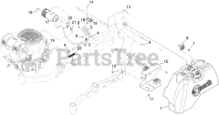 Exmark VXS750AKC48400 - Exmark 48" Vertex S-Series Stand-On Mower, Kohler EZT750 (SN: 417930746 & Above) (Rev A) (2025)